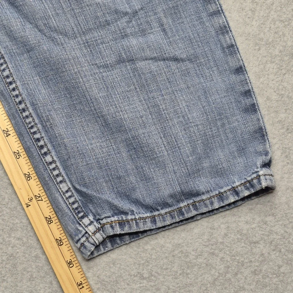 Levi's 514 Jeans Men's 40 x 30 Blue Straight Leg Light Wash Denim